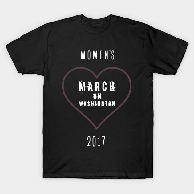 Women's March on Washington T-Shirt by Corncheese